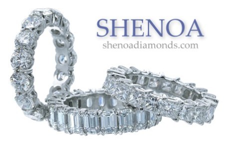 Eternity and Anniversary Diamond Rings by Shenoa & Co.
